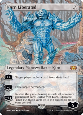 Karn Liberated Double Masters Alternate Art